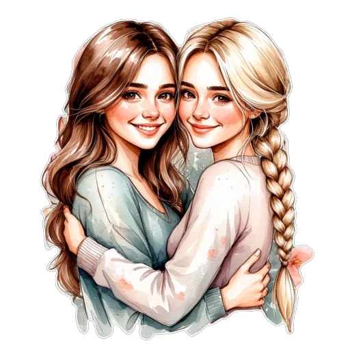👯‍♀️ Стикер «Лето» для Telegram