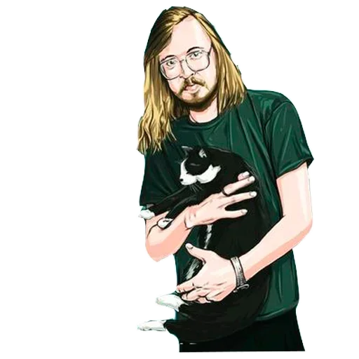 🐈‍⬛️ Стикер «Летов» для Telegram