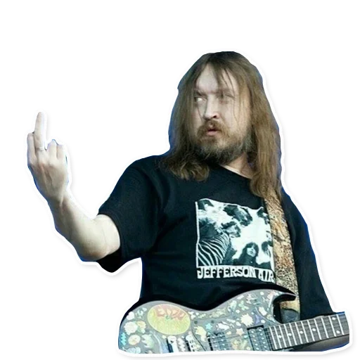 🖕 Стикер «Летов в тайге» для Telegram