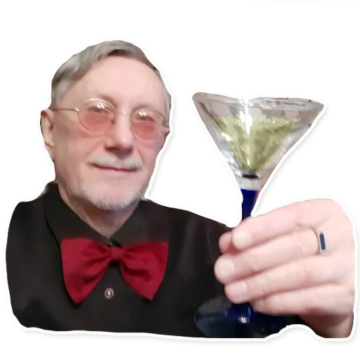 🍷 Стикер «Летов в тайге» для Telegram