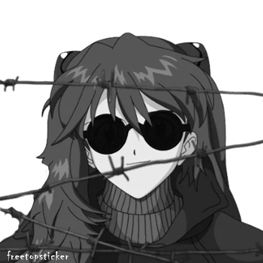 😎 Стикер «Летов and Anime» для Telegram