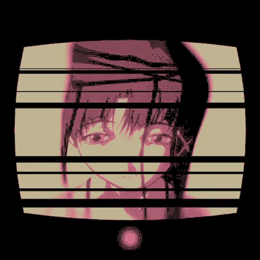 📱 Стикер «Glitch Lain» для Telegram