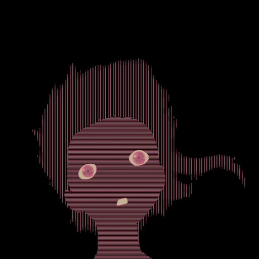 📱 Стикер «Glitch Lain» для Telegram