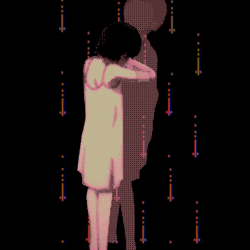 📱 Стикер «Glitch Lain» для Telegram
