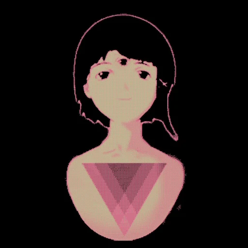 📱 Стикер «Glitch Lain» для Telegram