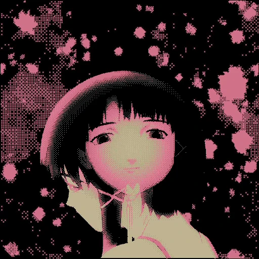 📱 Стикер «Glitch Lain» для Telegram