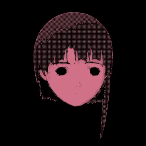 📱 Стикер «Glitch Lain» для Telegram