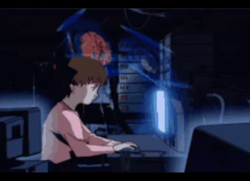 📱 Стикер «Glitch Lain Extended» для Telegram