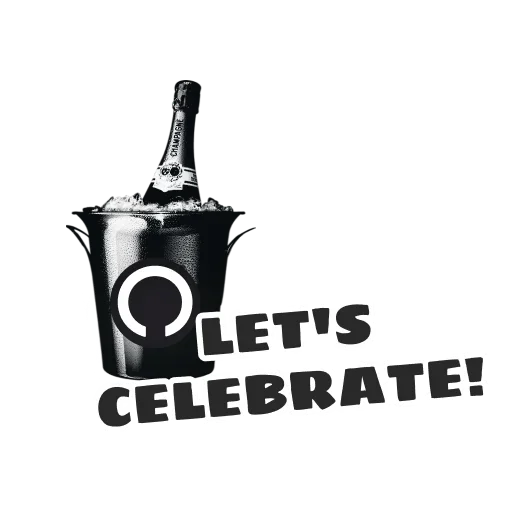😋 Стикер «Lets Celebrate» для Telegram