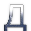 Стикер 16 letters. Blue fireflies from