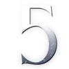 Стикер 6 letters. Blue fireflies from