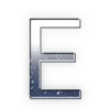 Стикер 17 letters. Blue fireflies from