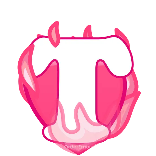 Стикер 20 pink letters #forgirls #pink #color