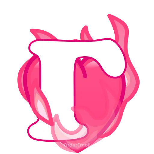 Стикер 54 pink letters #forgirls #pink #color