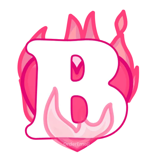 Стикер 53 pink letters #forgirls #pink #color