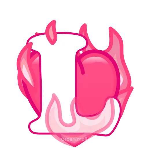 Стикер 12 pink letters #forgirls #pink #color