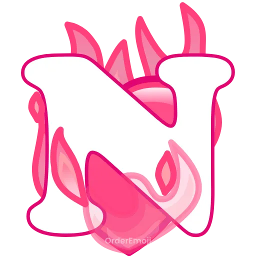 Стикер 14 pink letters #forgirls #pink #color