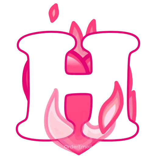 Стикер 8 pink letters #forgirls #pink #color