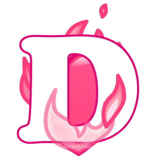 Стикер 4 pink letters #forgirls #pink #color