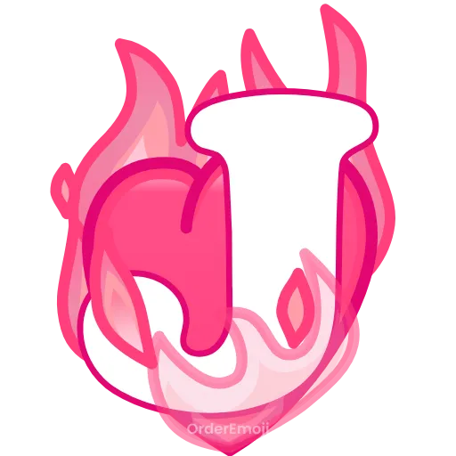 Стикер 10 pink letters #forgirls #pink #color
