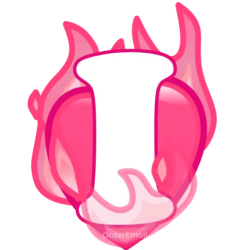 Стикер 9 pink letters #forgirls #pink #color