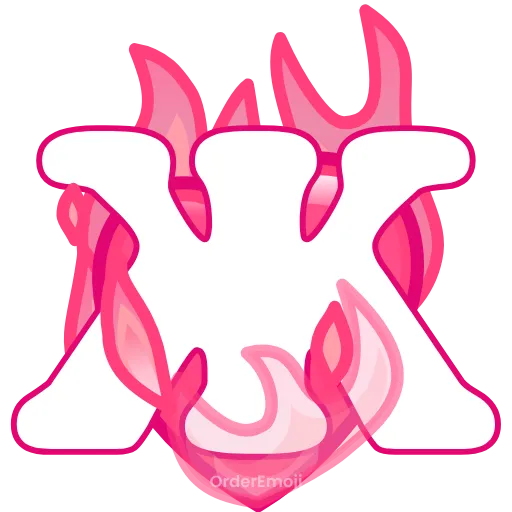 Стикер 58 pink letters #forgirls #pink #color