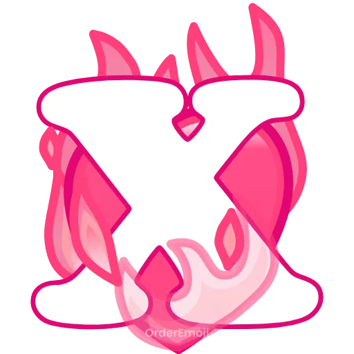 Стикер 24 pink letters #forgirls #pink #color
