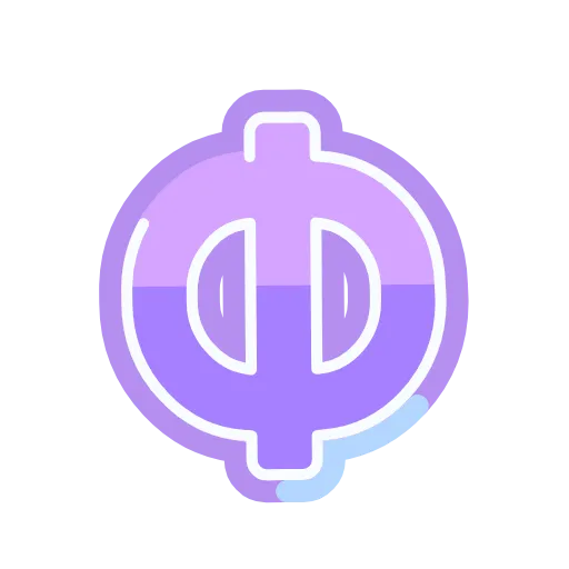 ✨ Эмодзи «Фиолетовые буквы анимированные» для Telegram
