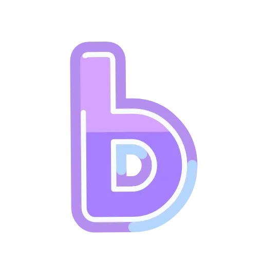 ✨ Эмодзи «Фиолетовые буквы анимированные» для Telegram