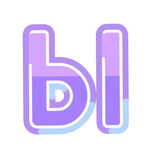 ✨ Эмодзи «Фиолетовые буквы анимированные» для Telegram