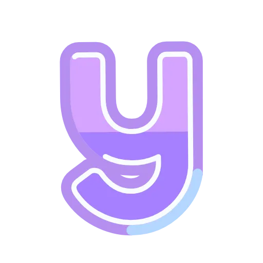 ✨ Эмодзи «Фиолетовые буквы анимированные» для Telegram