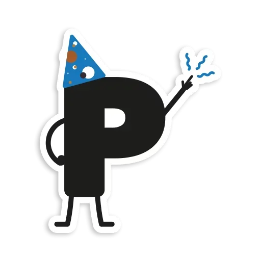 🤤 Стикер «Letter Stickers» для Telegram