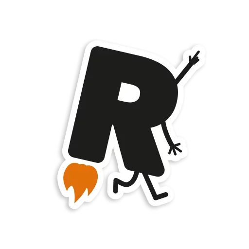 🤤 Стикер «Letter Stickers» для Telegram