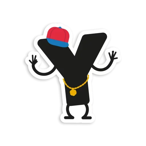 🤐 Стикер «Letter Stickers» для Telegram