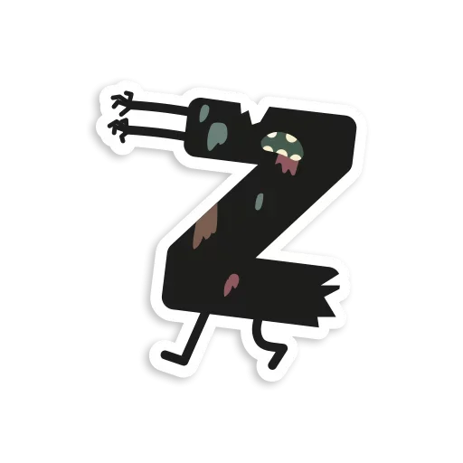 😬 Стикер «Letter Stickers» для Telegram