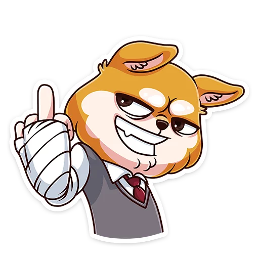 🖕 Стикер «Летто в школе» для Telegram