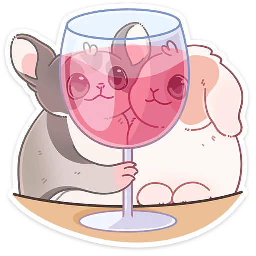 🍷 Стикер «Летти» для Telegram