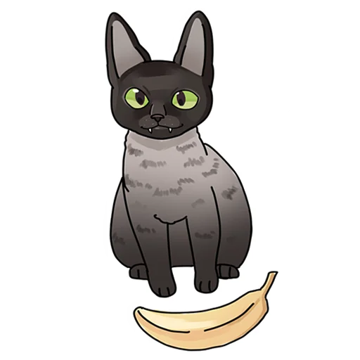 🍌 Стикер «Летучий Арт» для Telegram