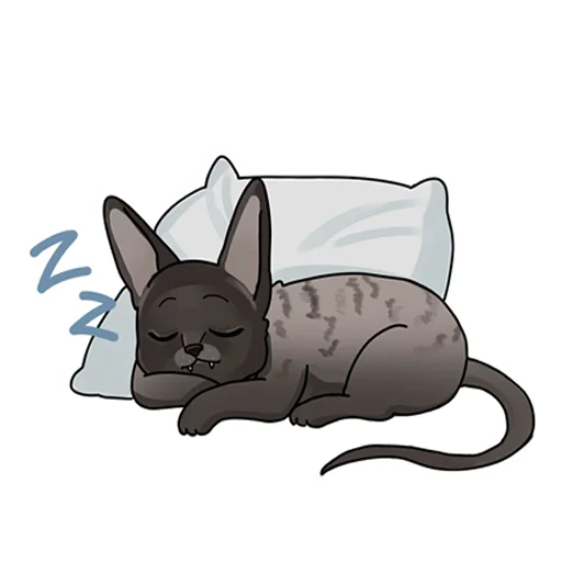 😴 Стикер «Летучий Арт» для Telegram