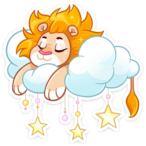 😴 Стикер «Лёва» для Telegram