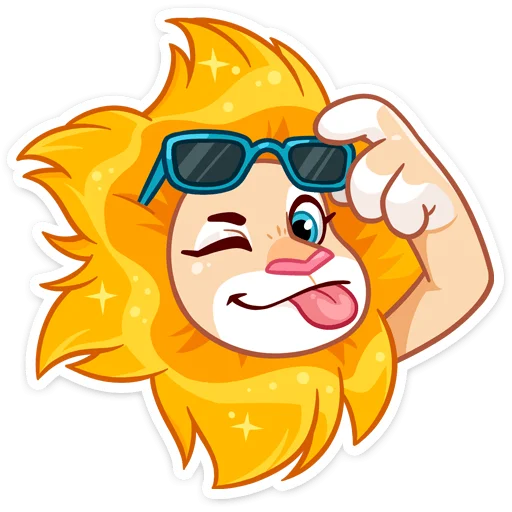 😉 Стикер «Лёва» для Telegram