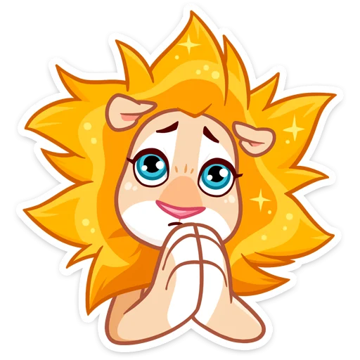 🙏 Стикер «Лёва» для Telegram
