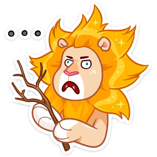 🤔 Стикер «Лёва» для Telegram