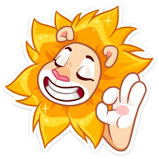 👌 Стикер «Лёва» для Telegram