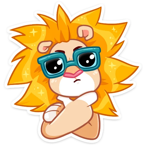 😎 Стикер «Лёва» для Telegram