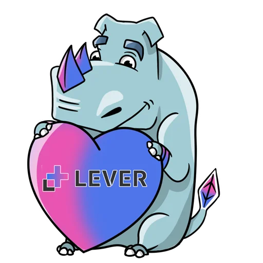 ❤ Стикер «Lever Network» для Telegram