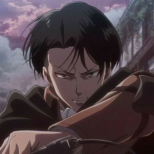 ❤️ Стикер «Леви Акерман» для Telegram