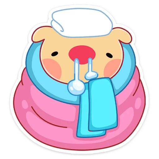 🤒 Стикер «Лёвик» для Telegram