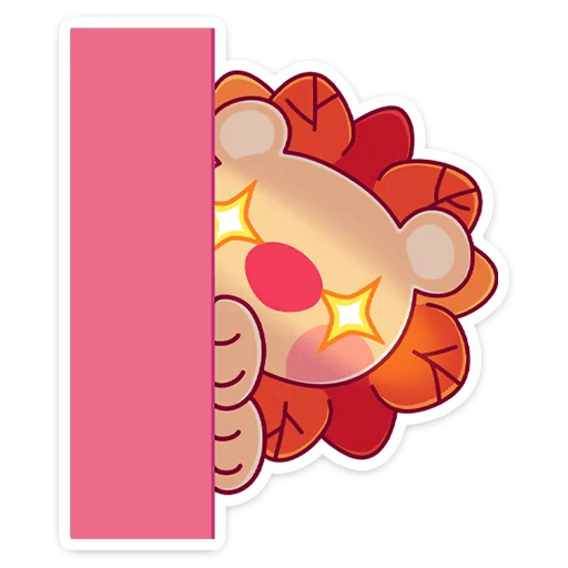 🤩 Стикер «Лёвик» для Telegram