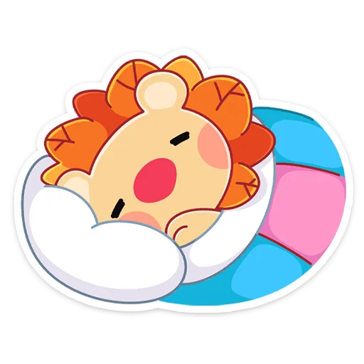 😴 Стикер «Лёвик» для Telegram